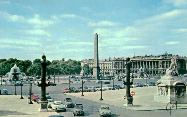 Paris, La place de la Concorde Vorderseite