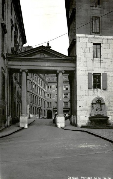 Genève, Portique de la Teille Vorderseite