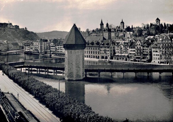 Luzern Kapelbrücke Vorderseite