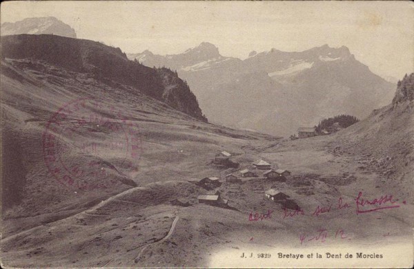 Bretaye et la Dent de Morcles Vorderseite