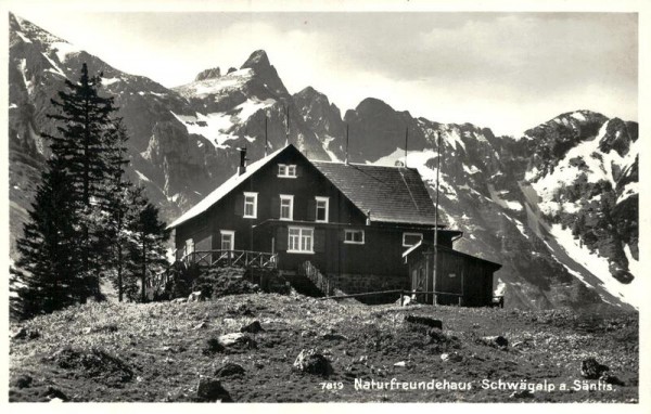 Schwägalp am Säntis, Naturfreundehaus Vorderseite