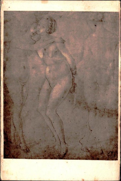 Antonio Pollaiolo, Gruppo di tre figure muliebri nude Vorderseite