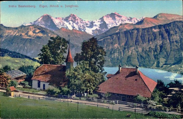 Beatenberg. Eiger, Mönch und Jungfrau Vorderseite