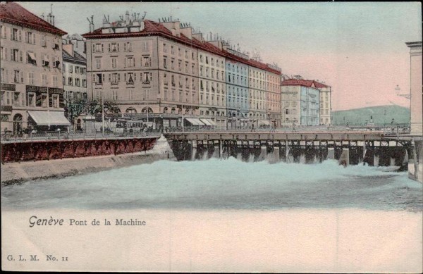 Genève, Pont de la Machine Vorderseite