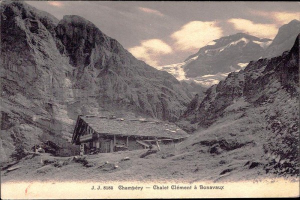 Champéry, Chalet Clément à Vonavaux Vorderseite