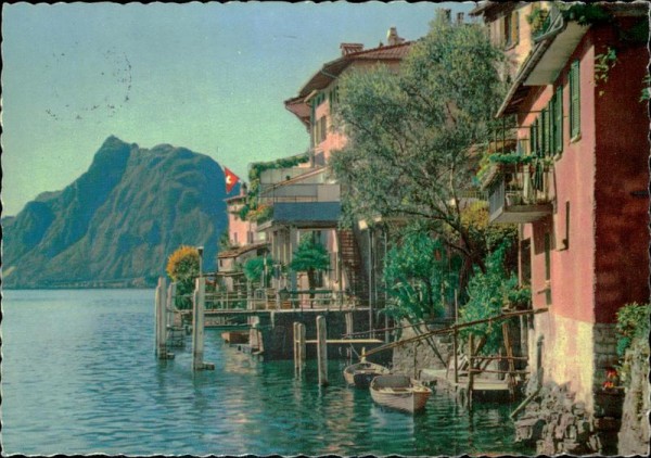 Gandria mit San Salvatore Vorderseite
