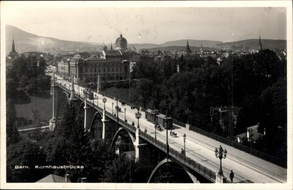 Bern, Kornhausbrücke Vorderseite