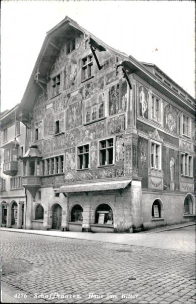 Schaffhausen - Haus zum Ritter Vorderseite