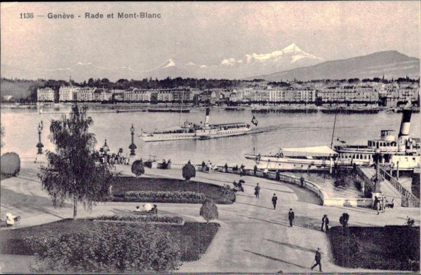 Genève - Rade et Mont-Blanc Vorderseite