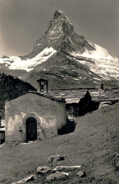 Findelen ob Zermatt mit Matterhorn Vorderseite