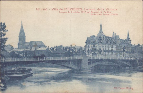 Mézières, Festkarte 1929