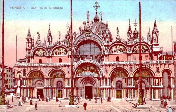 Venezia - Basilica di S.Marco Vorderseite