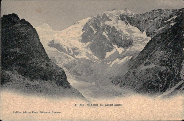 Glacier du Mont Miné (2950 m) Vorderseite