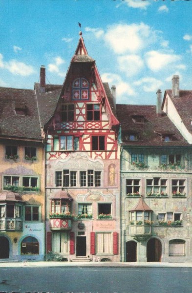 Stein am Rhein - Bemalte Häuser Vorderseite