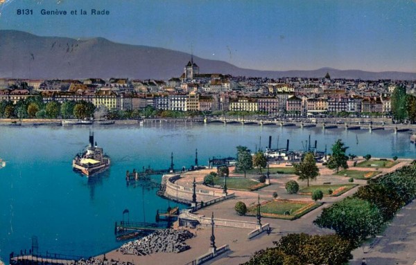 Genève et la rade Vorderseite