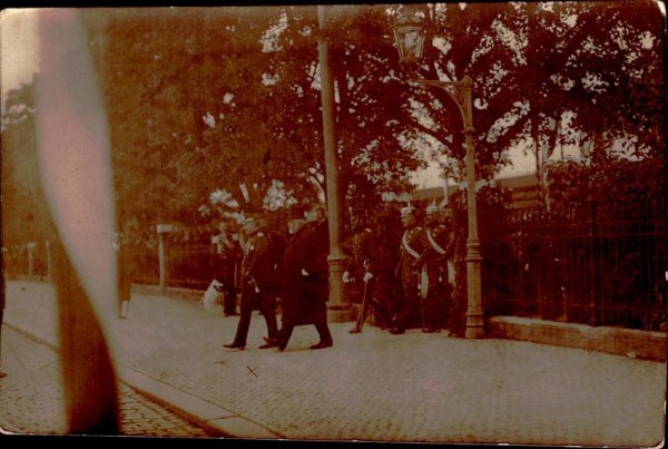 Kaiser Wilhelm II in Zürich, 1912 Vorderseite