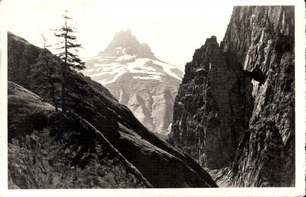 Adelboden. Tschinggelochthorn Vorderseite