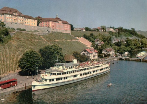 Die "Allgäu" im Hafen von Meersburg am Bodensee D Vorderseite