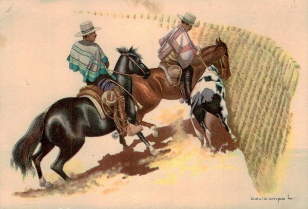 El Rodeo-Atajada-Vuelvete, Carlos del Campo Vorderseite