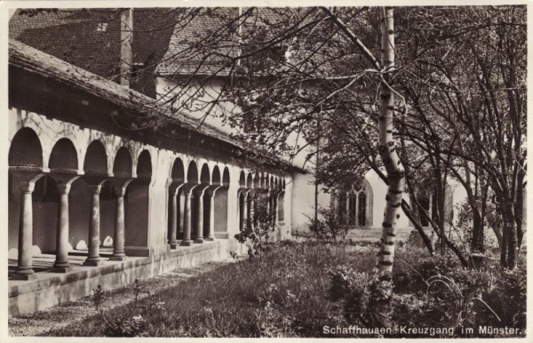 Schaffhausen Kreuzgang im Münster