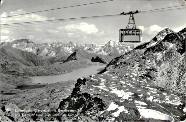 Luftseilbahn Diavolezza Vorderseite