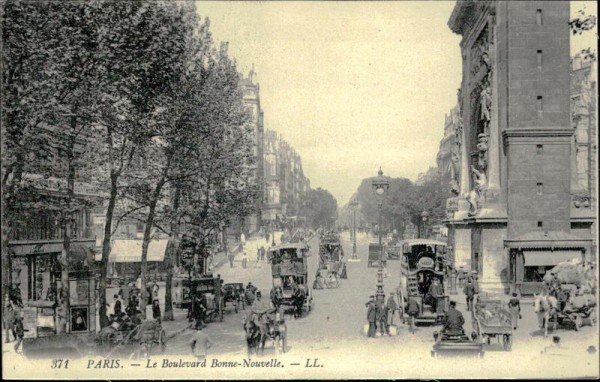 Le Boulevard Bonne-Nouvelle (Paris) Vorderseite