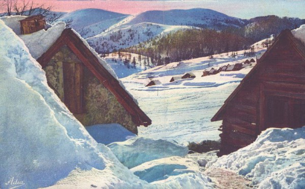 la Côte d'Azur - Sports d'Hiver - Env. de Beuil - Les Granges des Launes (1600m)