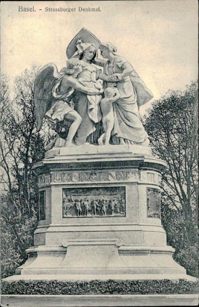Basel - Strassburger Denkmal Vorderseite