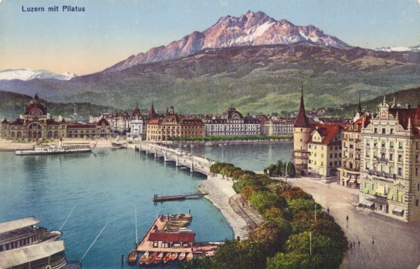 Luzern mit Pilatus