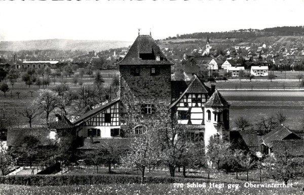 Schloss Hegi, Blick gegen Oberwinterthur Vorderseite