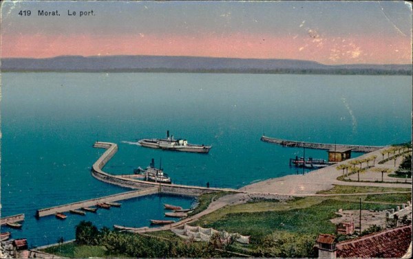 Murten/Morat - Le port Vorderseite