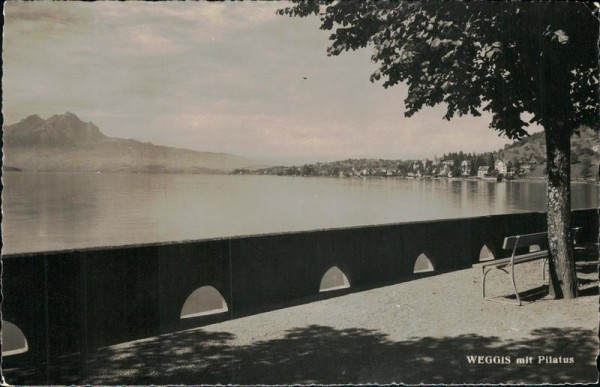Weggis mit Pilatus Vorderseite