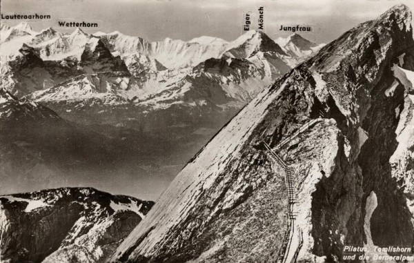 Pilatus, Tomlishorn und die Berneralpen Vorderseite