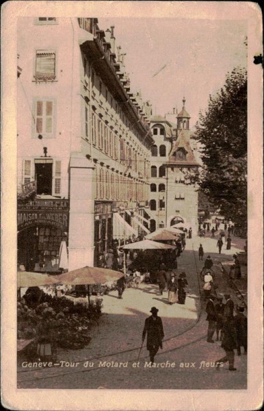 Genève-Tour du Morlard et Marche aux fleurs Vorderseite