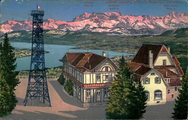 Uetliberg (874 m) Restaurant Uto-Kulm Vorderseite