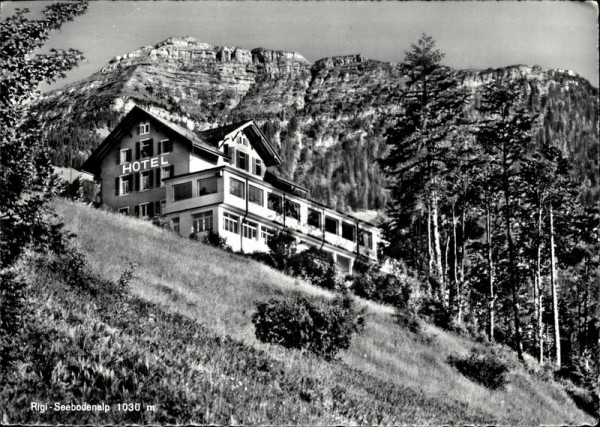 Rigi-Seebodenalp (1030 m) Vorderseite