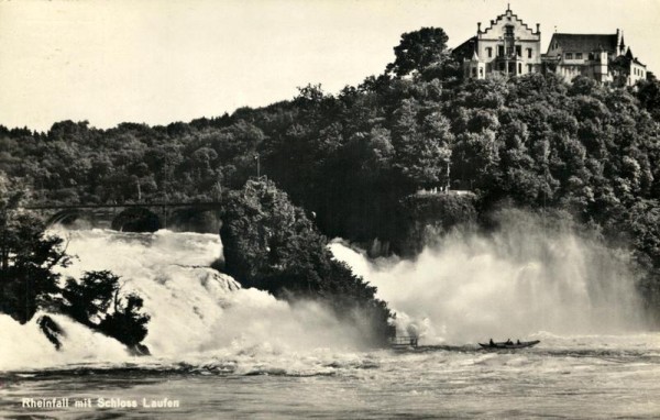 Rheinfall mit Schloss Laufen Vorderseite