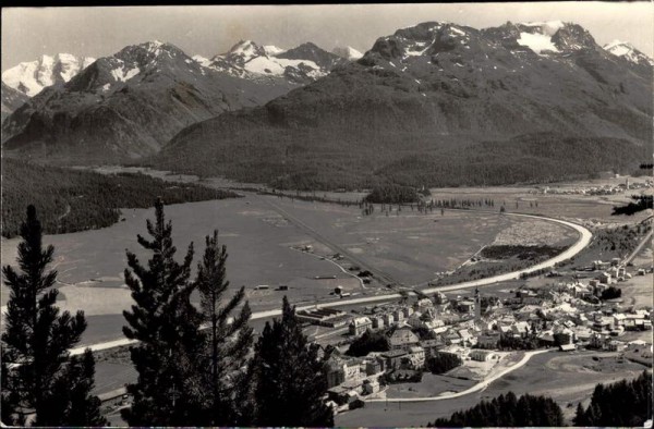 Samedan mit Berninagruppe Vorderseite