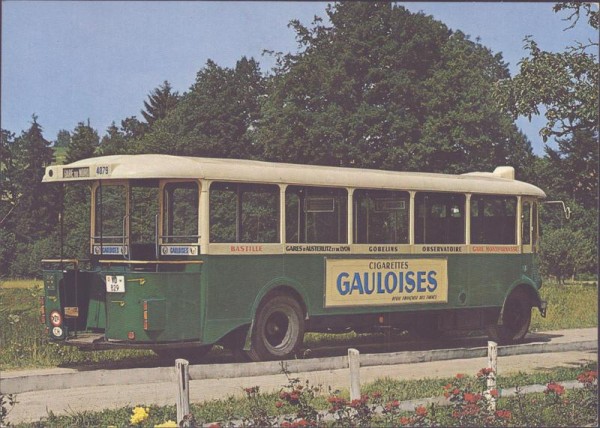 Autobus Gauloises Vorderseite