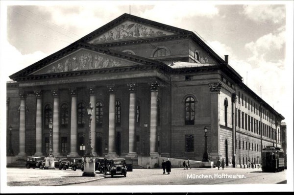 München, Hoftheater Vorderseite