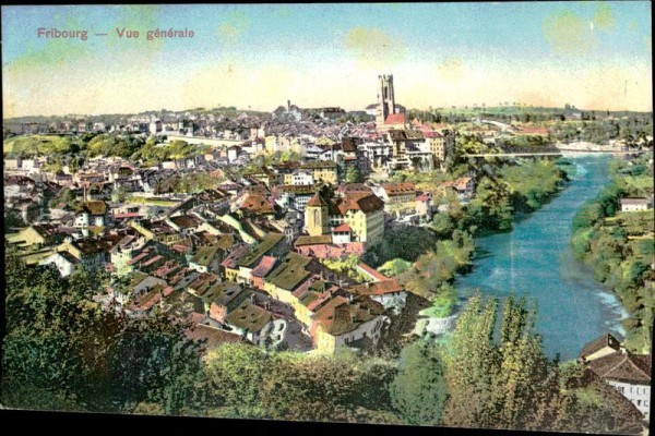 Fribourg - Vue générale Vorderseite