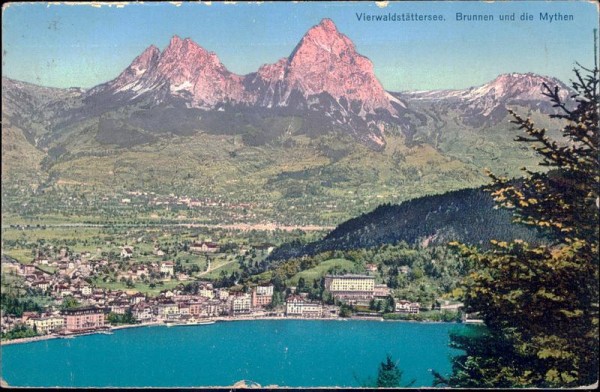 Vierwaldstättersee - Brunnen und die Mythen Vorderseite