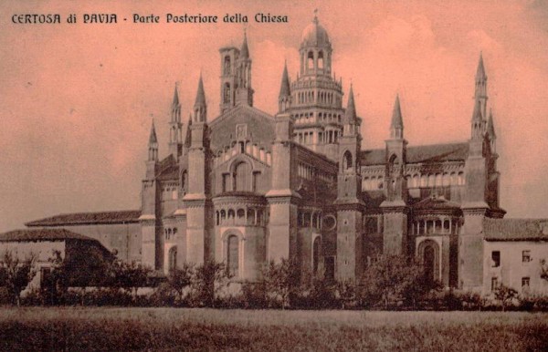 Certosa di Pavia - Parte Posteriore della chiesa Vorderseite