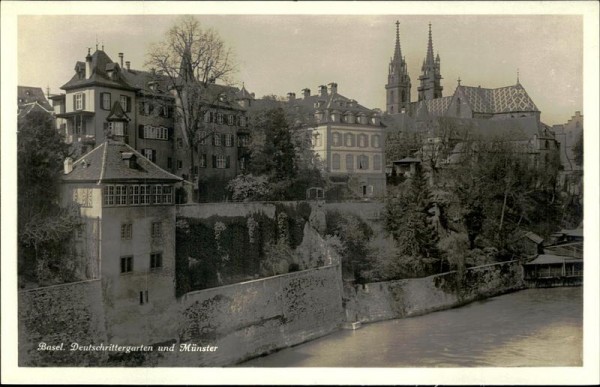 Basel/Deutschrittergarten und Münster Vorderseite