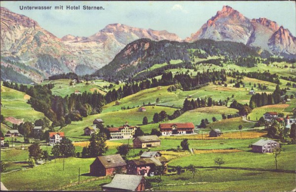 Unterwasser mit Hotel Sternen