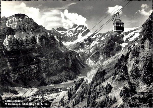 Luftseilbahn Wasserauen-Ebenalp  Vorderseite