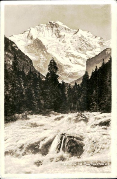 Lütschine mit jungfrau  Vorderseite