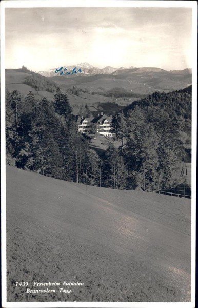 Brunnadern, Ferienheim Auboden Vorderseite