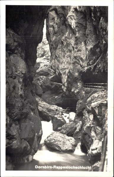 Dornbirn-Rappenlochschlucht Vorderseite