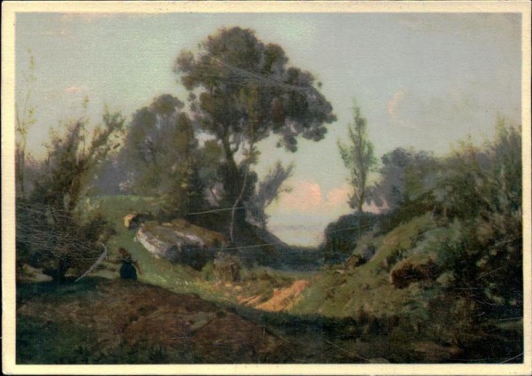 Barthélemy Menn, Der Hohlweg Vorderseite